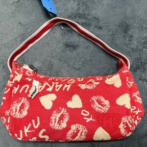 Harajuku Lovers Red Lip Print Shoulder Bag NEW!